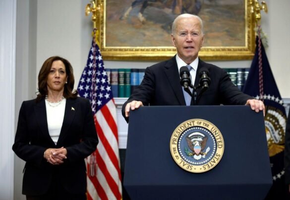 A screenshot of Joe Biden's post on X announcing his withdrawal from the presidential race.
